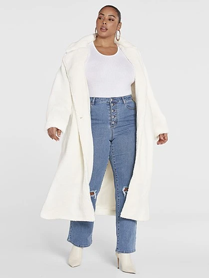 Fashion To Figure Miranda Teddy Faux-Fur Coat 1 Fashion To Figure Miranda Teddy Faux-Fur Coat