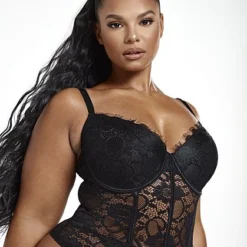 Fashion To Figure Avery Lace Bodysuit -Pleasures SHOP x 70b55288 1ef5 45bf 81f1 e07563cb91bd