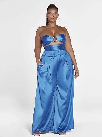 Fashion To Figure La Reina Wide Leg Pants In Tall Inseam - FTF LAB: Frankie Tavares 10 Fashion To Figure La Reina Wide Leg Pants In Tall Inseam - FTF LAB: Frankie Tavares - Image 10