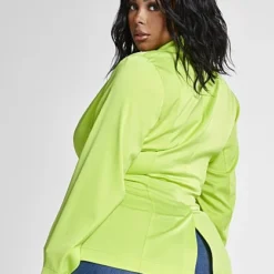 Fashion To Figure Dahlia Satin Blazer -Pleasures SHOP x 713012bc 4402 4282 bc16 5c031371ad0d