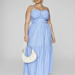 Fashion To Figure Natalia Chambray Maxi Dress