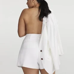 Fashion To Figure Amberle High-Waisted Pleated Shorts -Pleasures SHOP x 72a12958 5dda 455a 99b0 b0a9869a6a1b