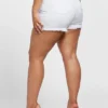 Fashion To Figure White Destructed Cut Off Shorts