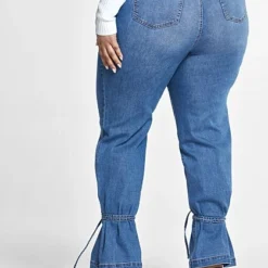 Fashion To Figure High Rise Straight Leg Jeans With Ankle Ties - Tall Inseam 9 Fashion To Figure High Rise Straight Leg Jeans With Ankle Ties - Tall Inseam -Pleasures SHOP x 772aebde 2e2a 422a ae38 532b21c8a969