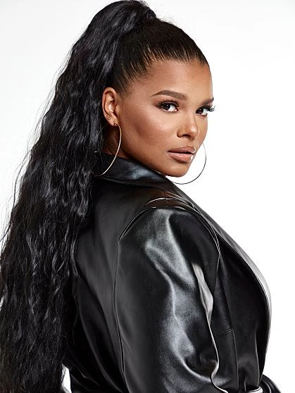 Fashion To Figure Kiara Tie Waist Faux Leather Dress 6 Fashion To Figure Kiara Tie Waist Faux Leather Dress - Image 6