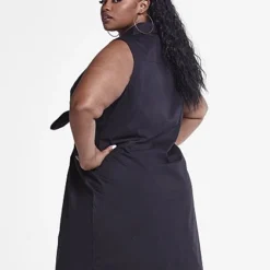 Fashion To Figure Norah Sleeveless Knot Front Dress -Pleasures SHOP x 7ab3172f 78df 4883 b196 e39285db9771