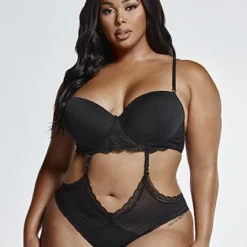 Fashion To Figure Angelique Cutout Strappy Style Bodysuit -Pleasures SHOP x 7b19a8ee 1b9c 4efd 914c 635e55400109