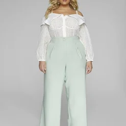 Fashion To Figure Margaux High Rise Pleated Trousers -Pleasures SHOP x 7b91250d eedd 431a 8700 cfec6693383b