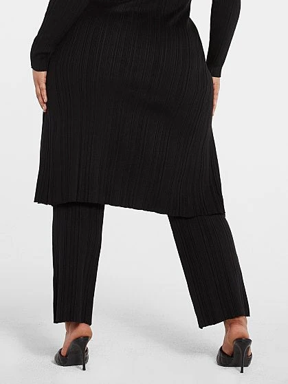 Fashion To Figure Dakota Ribbed Knit Pants 5 Fashion To Figure Dakota Ribbed Knit Pants - Image 5