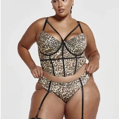 Fashion To Figure Anna Two-Piece Corset And Garter Panty Set