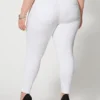 Fashion To Figure White High-Rise Jeggings - Short Inseam