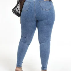 Fashion To Figure Super Skinny Jeans With Tie Waist -Pleasures SHOP x 7f67e8d1 1ebe 4677 a5a9 4bcf318d00ce