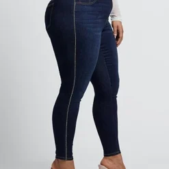 Fashion To Figure High-Rise Rhinestone Trim Jeggings -Pleasures SHOP x 7f75ca37 a75e 461e abcf a239752b2994