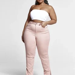 Fashion To Figure Sharice High Rise Split Hem Jeans -Pleasures SHOP x 80a5c032 6d4a 4d1b a405 85109a719ddf