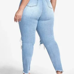 Fashion To Figure High Rise Skinny Destructed Ankle Jeans -Pleasures SHOP x 81871941 778b 4e48 b582 6f7676eb1a80