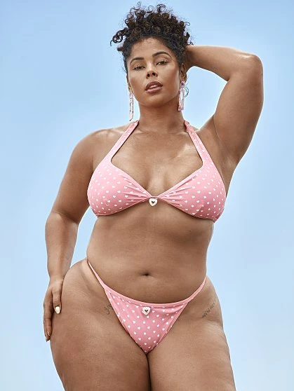 Fashion To Figure 'Agent Jones' Heart Print Bikini Thong - Tabria Majors X FTF 1 Fashion To Figure 'Agent Jones' Heart Print Bikini Thong - Tabria Majors X FTF