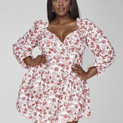 Fashion To Figure Erin Print Skater Dress -Pleasures SHOP x 82f7aab3 929a 4a54 a5bc fb25c9eb8e62