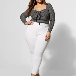 Fashion To Figure Good Form Ponte Zipper-Detail Pants -Pleasures SHOP x 830f6ac2 a881 4c8d b098 8ef3bf7bf01d