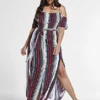 Fashion To Figure Aurora Striped Maxi Dress