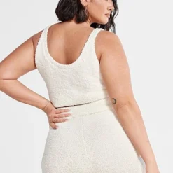 Fashion To Figure The Cuddle Tank In Ivory -Pleasures SHOP x 8425246e 95f2 4420 8183 a3cb0c2d1cee