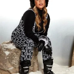 Fashion To Figure Shani Suspender Ski Catsuit - Garnerstyle X FTF