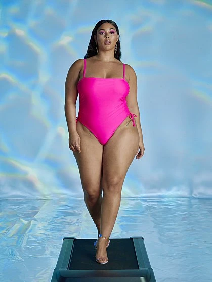 Fashion To Figure Nikki Bandeau Swimsuit - Tabria Majors X FTF 4 Fashion To Figure Nikki Bandeau Swimsuit - Tabria Majors X FTF - Image 4