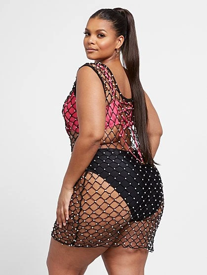 Fashion To Figure Pearl Crochet Coverup 4 Fashion To Figure Pearl Crochet Coverup - Image 4