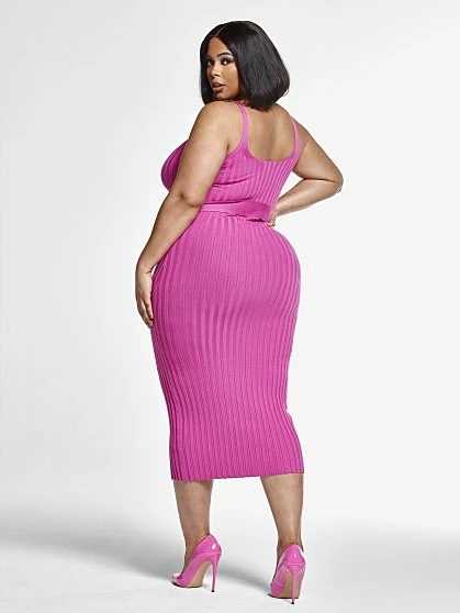 Fashion To Figure Robyn Belted Ribbed Knit Dress 1 Fashion To Figure Robyn Belted Ribbed Knit Dress
