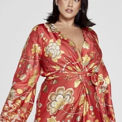 Fashion To Figure Ivette Floral Print Jumpsuit