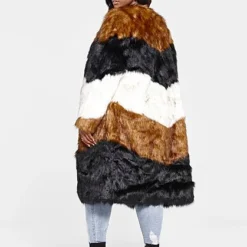 Fashion To Figure Raegan Chevron Faux Fur Coat -Pleasures SHOP x 87dcf5bc 98a4 4ecc a2b6 93f441b50a3c