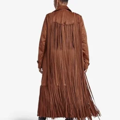Fashion To Figure Mabel Jean Fringe Trench Coat - FTF LAB: Kelly Augustine -Pleasures SHOP x 893ebe2a a9ef 4a27 bc61 7347305dcd6d