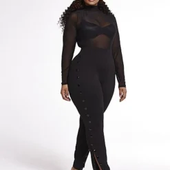 Fashion To Figure Charli Side Button Good Form Ponte Knit Pants -Pleasures SHOP x 89a4c903 28d3 494d 9b31 7bfb1c6f7633