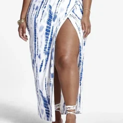 Fashion To Figure Natalia Tie Dye Wrap Skirt -Pleasures SHOP x 89f49765 eb21 4379 877d 98a2eb984486