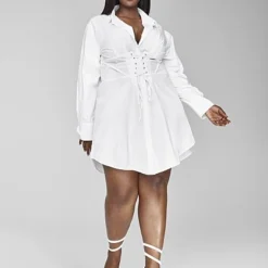Fashion To Figure Girl Boss Corset Shirt Dress 6 Fashion To Figure Girl Boss Corset Shirt Dress -Pleasures SHOP x 8a27595e 674b 4f31 b5e0 933641776f02