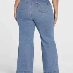 Fashion To Figure Ultra High Rise Tie Waist Flare Jeans -Pleasures SHOP x 8aa1845b 94b4 4ff9 82a7 3fdfb5fbeaf0