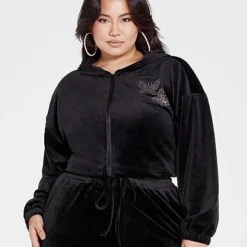 Fashion To Figure Ruby Velour Butterfly Rhinestone Hoodie 14 Fashion To Figure Ruby Velour Butterfly Rhinestone Hoodie -Pleasures SHOP x 8c0ca1f5 2f55 41bd b8fc 4098b31c6d1f
