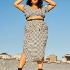 Fashion To Figure Shawnee Striped Harem Skirt 7 Fashion To Figure Shawnee Striped Harem Skirt -Pleasures SHOP x 8c2902ff 8cf0 427c aab8 1e5283c89ce3