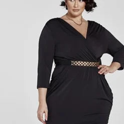 Fashion To Figure Chanelle Belted Dress -Pleasures SHOP x 8da055af 8897 46f0 a118 9dd12c6d3565