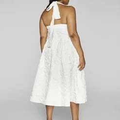 Fashion To Figure Isla Halter Neck Dress - FTF LAB 009: La'Tecia Thomas -Pleasures SHOP x 8e9c47c6 9c1e 494d a614 b511dfd39cc6