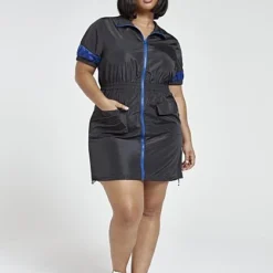 Fashion To Figure Autumn Windbreaker Dress -Pleasures SHOP x 8f41b47b 69df 46b7 ad49 1a318cdda7a4