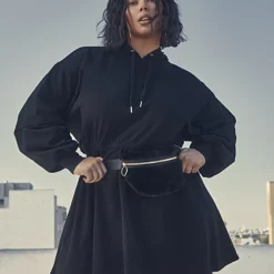 Fashion To Figure Davonne Flare Sweatshirt Dress -Pleasures SHOP x 8f5292e2 80e8 4924 a5c2 4e2e5fe016c7