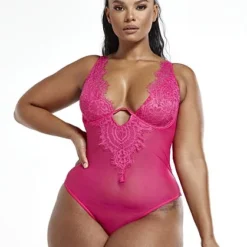 Fashion To Figure Liza Scallop Trim Bodysuit -Pleasures SHOP x 90cf668f 606d 4d33 9815 71c67ba215ca