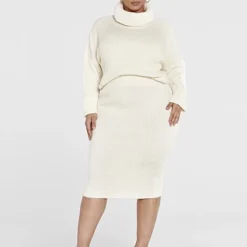 Fashion To Figure Julia Drop Sleeve Turtleneck Sweater -Pleasures SHOP x 91711e41 7a7a 4725 8fb9 3f5265f642f0