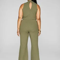 Fashion To Figure Olivia Ribbed Knit Flare Leg Jumpsuit 11 Fashion To Figure Olivia Ribbed Knit Flare Leg Jumpsuit -Pleasures SHOP x 93373f89 35e8 4093 90da a7df1d6d8126