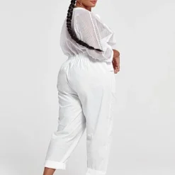 Fashion To Figure Alya Relaxed Fit Fishnet Top Jumpsuit - Nadia X FTF -Pleasures SHOP x 93db5c38 d820 47d3 ad71 03d21cbbc115