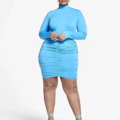 Fashion To Figure Thalia Ruched Bodycon Dress -Pleasures SHOP x 93f34830 2363 4b10 8e16 d23614b1b2ac