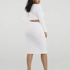 Fashion To Figure Jeze High-Waisted Bubble Skirt -Pleasures SHOP x 9477ad0f 8fb3 42c4 9560 df256d2ab022