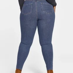 Fashion To Figure Ultra High Rise Tie Front Skinny Jeans - Short Inseam -Pleasures SHOP x 95930fd8 670c 4926 8671 34043cf5a5d8