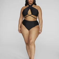 Fashion To Figure Asia High Waisted Bikini Bottom -Pleasures SHOP x 961073de 6e0d 4c62 bc20 81bb8bbda843