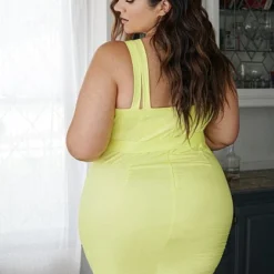 Fashion To Figure Maria Button Front Dress With Belt -Pleasures SHOP x 9616fac7 860d 4aee b9c7 401dcf83727b